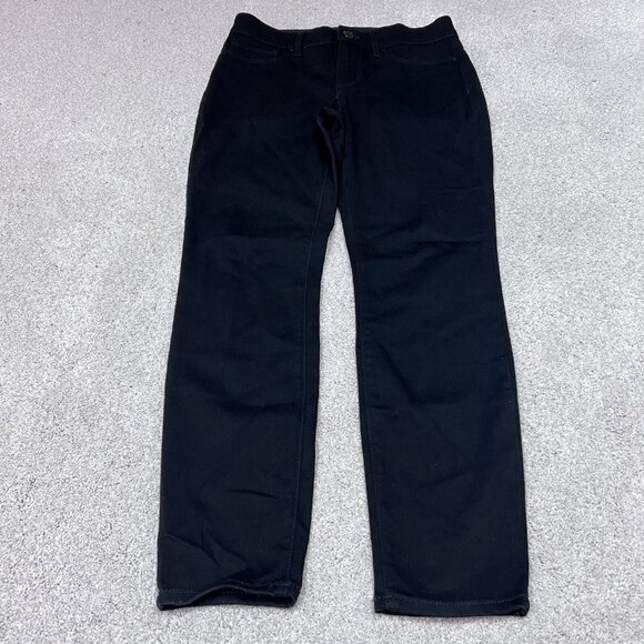 White House Black Market Jeans Super Skinny Jegging Black Pockets Size 2 Short - Picture 1 of 14